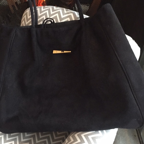 🧚‍♂️3/$30🧚‍♂️Black fabric carry all! - Picture 1 of 2